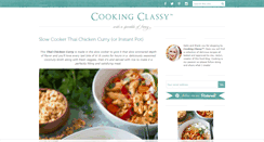 Desktop Screenshot of cookingclassy.com